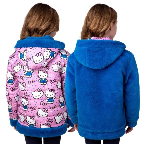 Hello kitty Character Kids' Reversible Jacket size 4T - Picture 2 of 5